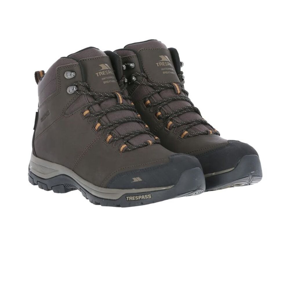 Trespass Mens Hiram Mid Cut Boot / Earth